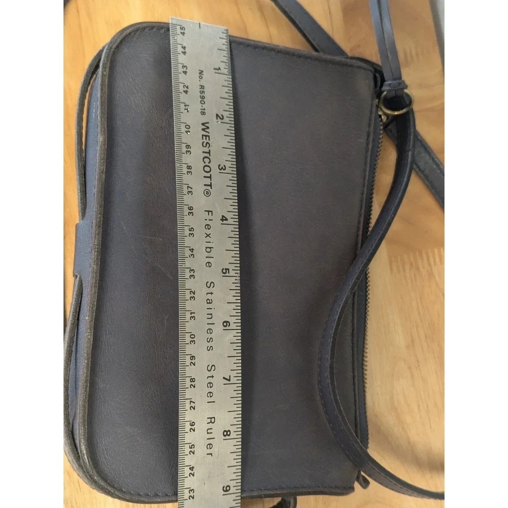 Madewell Women's‎  Blue Leather Crossbody Bag
